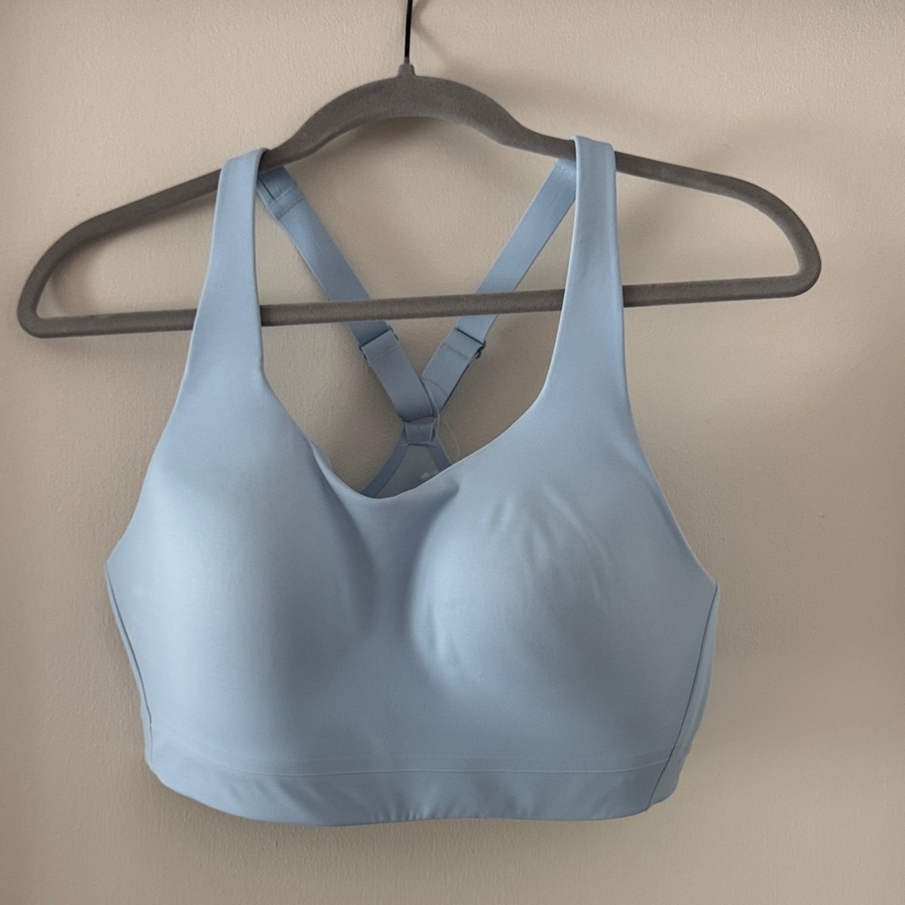 Athleta Advance B-G Sports Bra Sky Blue
